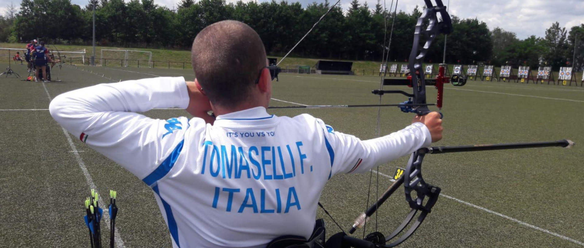 Francesco Tomaselli in Italy jersey